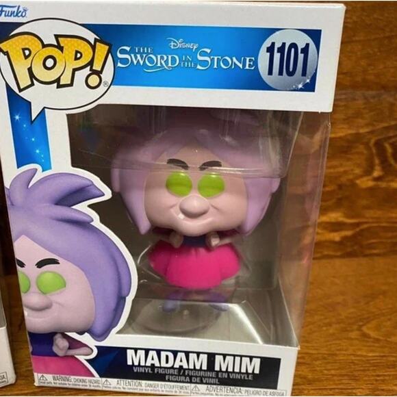 FUNKO Disney The Sword in the Stone - Arthur & Madam Mim Funko Pop - Picture 2 of 6